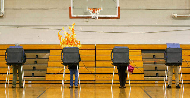 Wonder who that guy voted for...